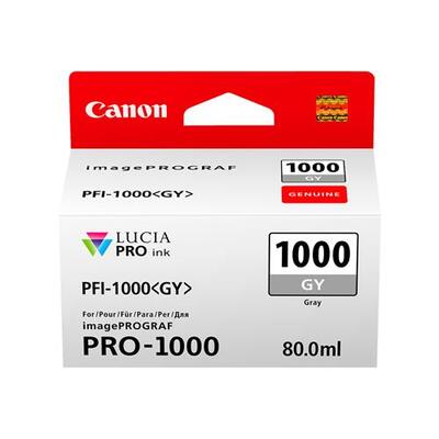 CANON PFI-1000 Cartouche Encre Gris 80 ml (0552C001)