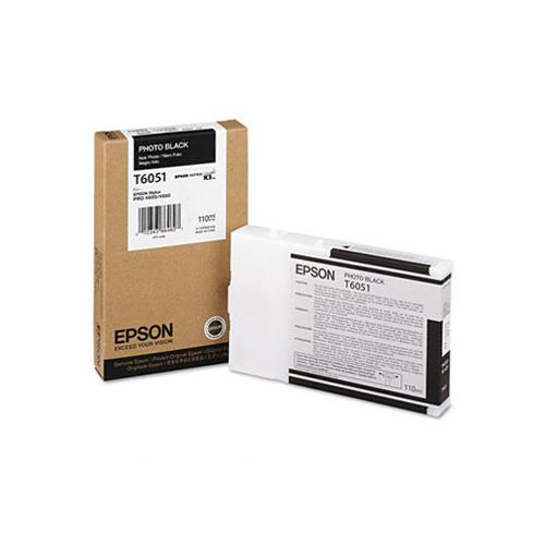 Cartouche Encre EPSON T6051 Noir Photo pigmentée (C13T605100)