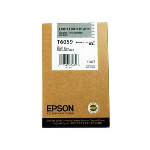 Cartouche Encre EPSON T6059 Gris clair (C13T605900)
