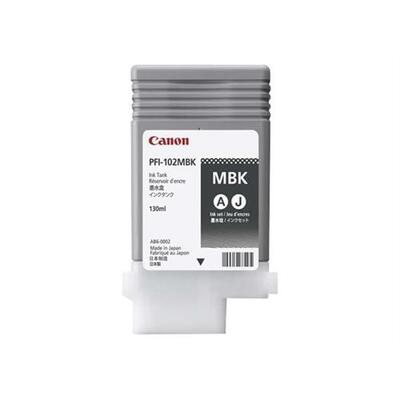 CANON PFI-102 Cartouche Encre Noir Mat Pigmenté 130 ml (0894B001)