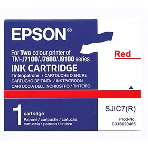 Cartouche Encre EPSON SJIC7R Rouge (C33S020405)