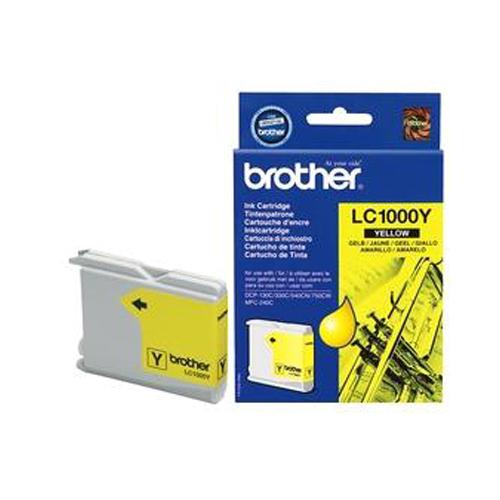 Cartouche Encre BROTHER LC1000 Jaune (LC1000Y)
