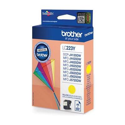BROTHER LC223 Cartouche Encre Jaune 550 pages (LC223Y)